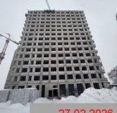 Ход строительства дома секция 4 в ЖК Авиатор -