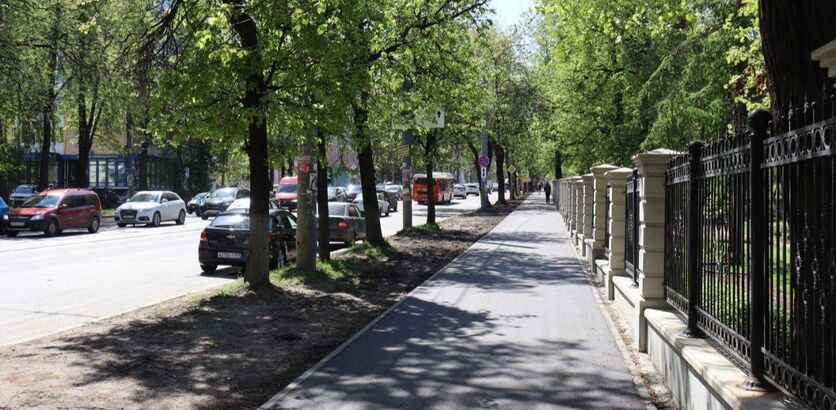 Ремонт тротуаров завершен возле канатной дороги в Нижнем Новгороде 