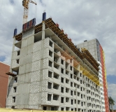 Ход строительства дома № 2з, поз.19, 3 этап в ЖК Боровое -