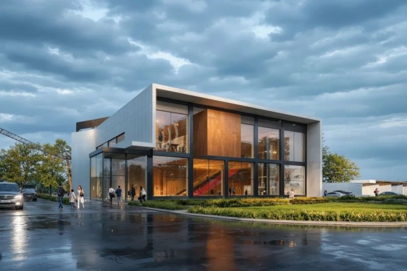 Площадку для третьей станции канатки через Оку готовят на проспекте Гагарина - фото 1