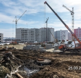 Ход строительства дома 3.4 в ЖК Кантри -