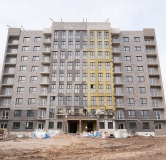 Ход строительства дома 1 в ЖК Ривер Парк -