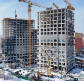 Ход строительства дома № 42, корпус 1 в ЖК Страна.Прибрежная -