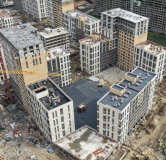 Ход строительства дома Литер 12, 4 очередь в ЖК Народные Кварталы -