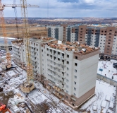 Ход строительства дома № 3.3, блок 1-3 в ЖК Мята -