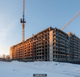 Ход строительства дома 1 в ЖК Лебедевский (Квартал Лебедевского) -