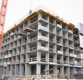 Ход строительства дома 1 в ЖК Соната Парк -