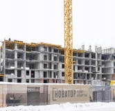 Ход строительства дома 95 в ЖК Лофт-квартал Новатор -