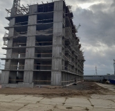 Ход строительства дома Позиция 4.1 в ЖК Октябрь парк -