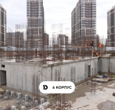 Ход строительства дома Литер 6 (16-1) в ЖК Ридс (REEDS) -