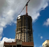 Ход строительства дома литер 1 в ЖК Космос -