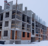 Ход строительства дома 1 в ЖК Образцовый квартал 6.4 -