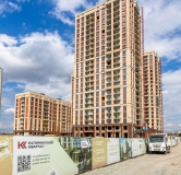 Ход строительства дома 1 в ЖК Калининский Квартал -