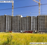 Ход строительства дома 132, корпус 215.1 в ЖК Цветной Город -