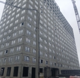 Ход строительства дома 1 в ЖК Лугометрия -