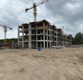 Ход строительства дома 112, 3 этап в ЖК Аксиома -