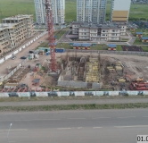 Ход строительства дома № 1 в ЖК Кедр -