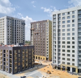 Ход строительства дома № 48, ГП 1.1, 1.2, 1.3, 1.4 в ЖК Кедровый берег -