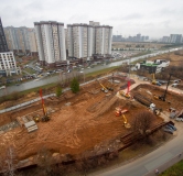 Ход строительства дома 1 в ЖК Малевич -