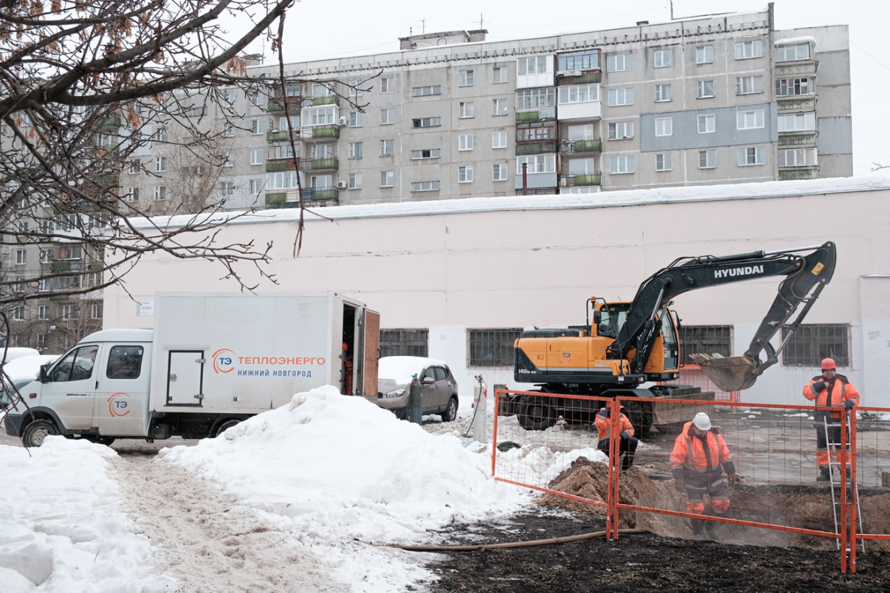 АО «Теплоэнерго» заменило 5,5 км теплосетей в Нижнем Новгороде 