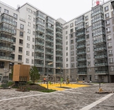 Ход строительства дома 16Б, секции К41-К46, 4 этап в ЖК Skandi Klubb -