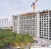 Ход строительства дома 12 (ГП-2) в ЖК Меридиан Слобода -