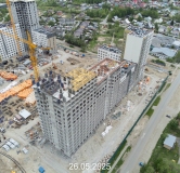 Ход строительства дома № 109, корпус 1 (ГП-73) в ЖК Беринг -