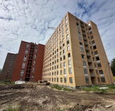 Ход строительства дома 39, секция 1 в ЖК По ул. Маяковского -