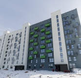 Ход строительства дома 13 в ЖК Никс Лайн на Блюхера -