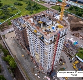 Ход строительства дома к 18 в ЖК Сподвижники -