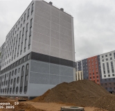 Ход строительства дома 59, корпус 2 в ЖК Патриот -