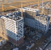 Ход строительства дома Гостеприимный (ГП-15) в Микрорайон Домашний -