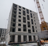 Ход строительства дома позиция 6 в ЖК Ленинградский квартал -