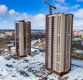 Ход строительства дома 25 в ЖК Черемушки на Приморской -