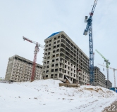 Ход строительства дома № 1 в ЖК GloraX Новинки -