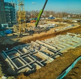 Ход строительства дома 3 в ЖК Атмосфера -