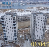 Ход строительства дома № 7.2 в ЖК Дубенский -
