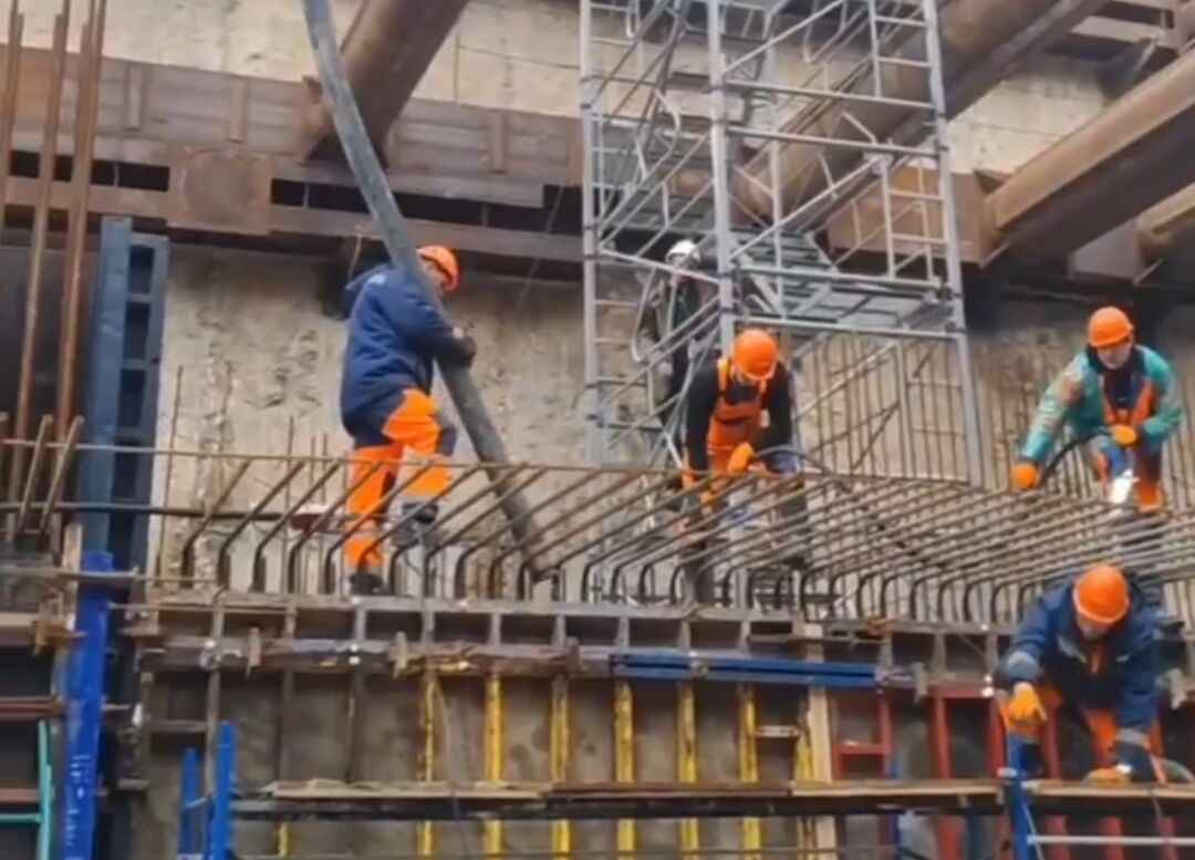 Монолит станции метро «Площадь Свободы» начали формировать в Нижнем Новгороде - фото 1