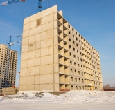 Ход строительства дома 1.3.1, секции Д,Е,Ж в ЖК Новая Дема -