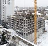 Ход строительства дома 1.3 в ЖК Парк Победы -