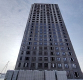 Ход строительства дома № 1441 (ГП-1) в ЖК Мятный -