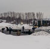 Ход строительства дома № 38 в Микрорайон Новая Жизнь - Ройка -
