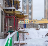 Ход строительства дома 8 в ЖК Юттери (Финский городок) -