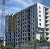 Ход строительства дома 1 в ЖК Радужный -