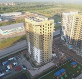 Ход строительства дома № 1 в ЖК Кедр -