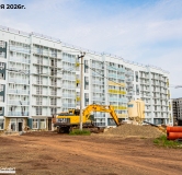 Ход строительства дома 1.2 в ЖК Родные росы -