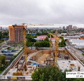 Ход строительства дома 1 в ЖК Citatum -