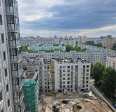 Ход строительства дома 1 в ЖК Уникум на Амирхана -