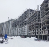 Ход строительства дома 8 в ЖК Дуэт -