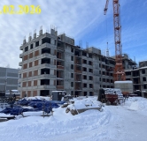 Ход строительства дома 4 в ЖК Алтын Яр -